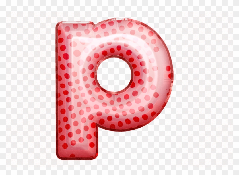 Balloon Style Letters P - Circle Clipart