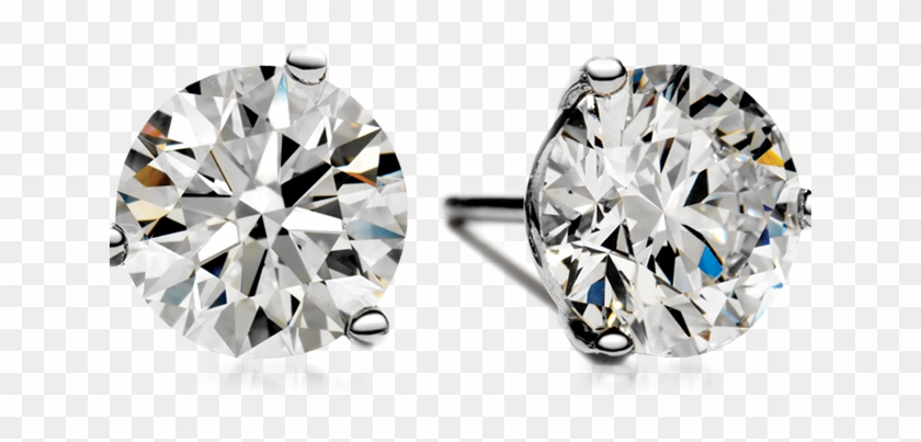 Big Diamond Earrings Studs Clipart #2652348