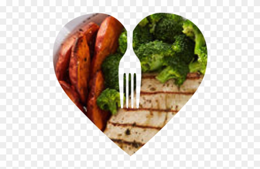 Grilled Chicken With Sweet Potato & Brocolli - Grillades Clipart