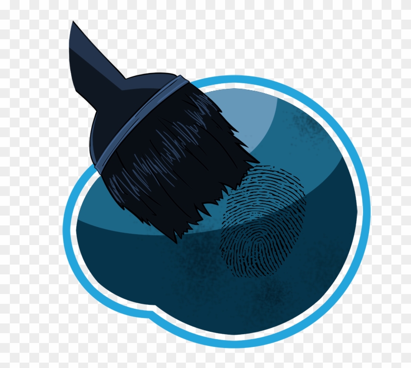 Mystery Clipart Fingerprint - Graphic Design - Png Download