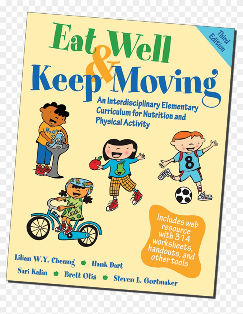 Eat Well & Keep Moving - Community Wide Campaign Posters Of Promoting Health Clipart