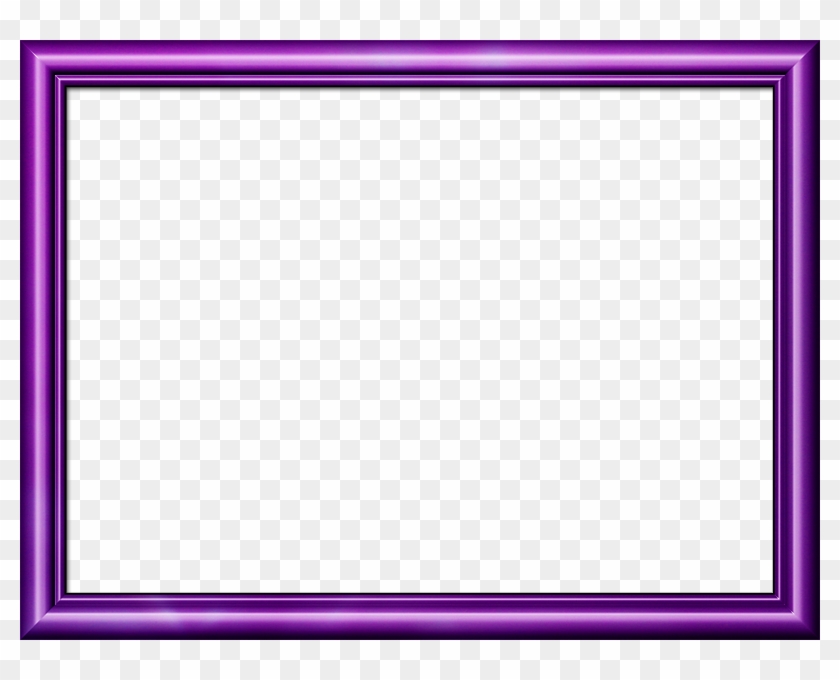 Presentation Photo Frames Wide Plain Rectangle Style - Picture Frame Clipart #2654132