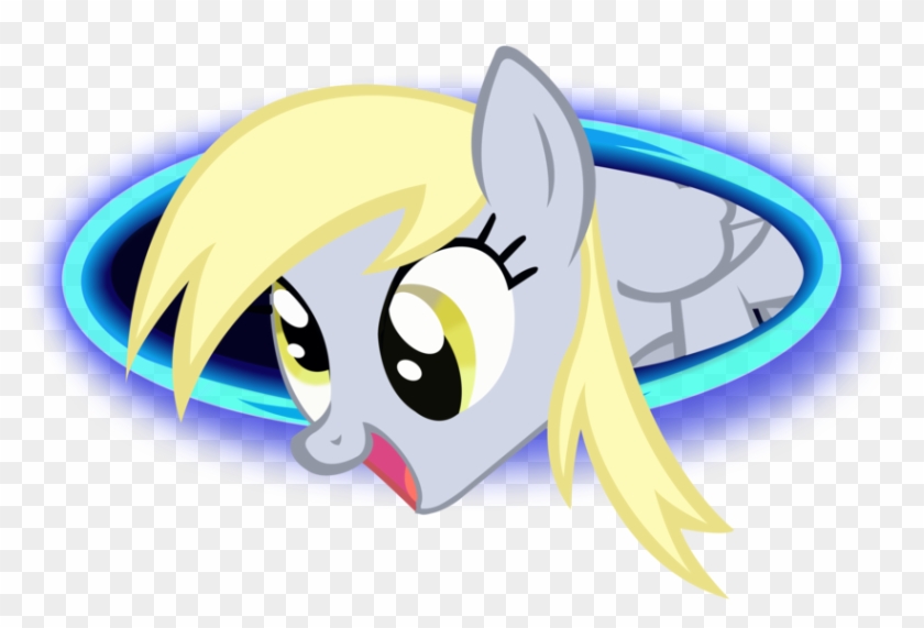 Portal Derpy Hooves Team Fortress 2 Rainbow Dash Blue - Derpy Portal Clipart #2654162