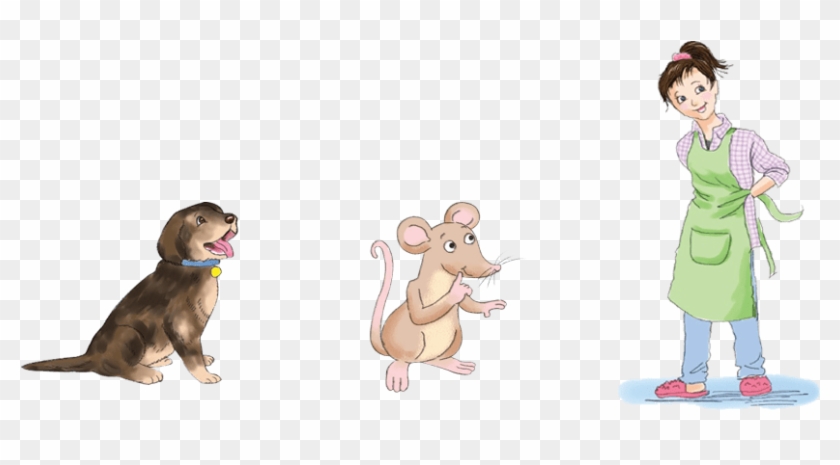 Dog Rat Mom - Cartoon Clipart
