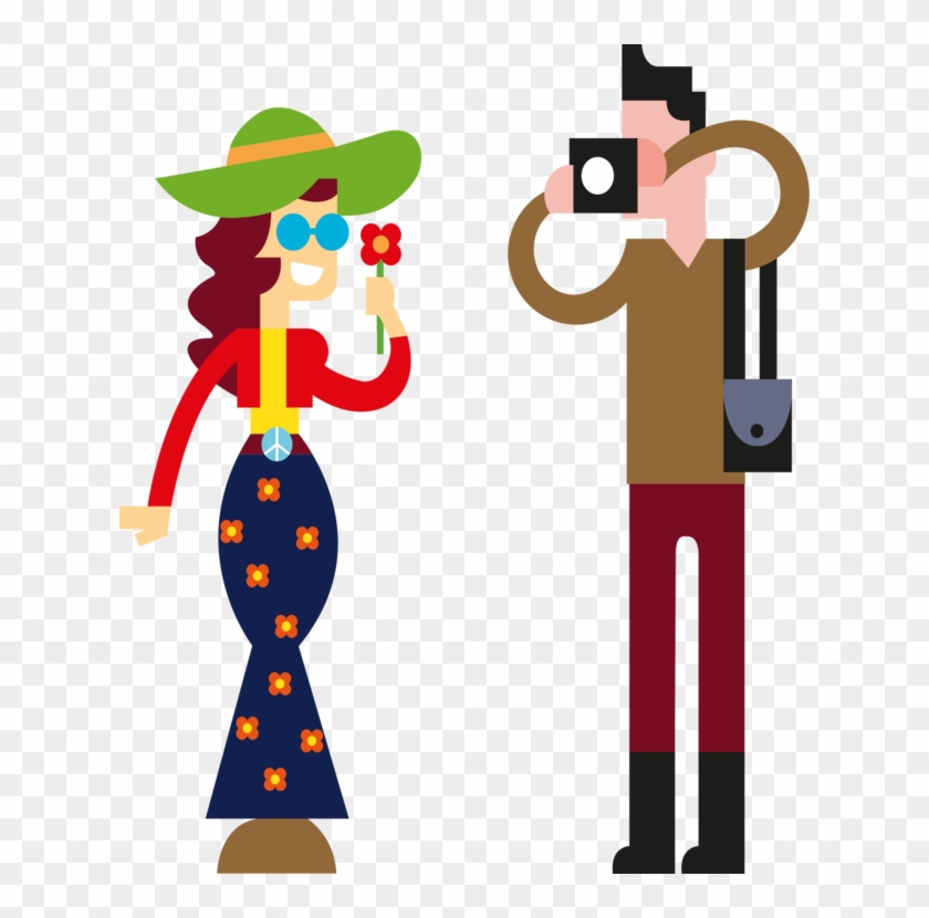 Tourism Tour Guide Tourist Attraction Computer Animation - Tourists Clipart Transparent - Png Download