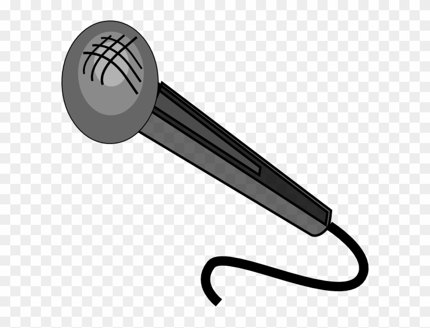 Mic Clip Art At Clker Com Vector - Microphone Clipart Transparent Background - Png Download