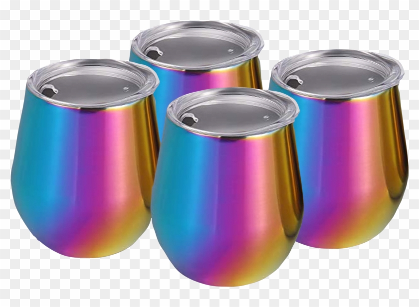 Cambridge Rainbow 14oz Tumblers With Lids - Circle Clipart