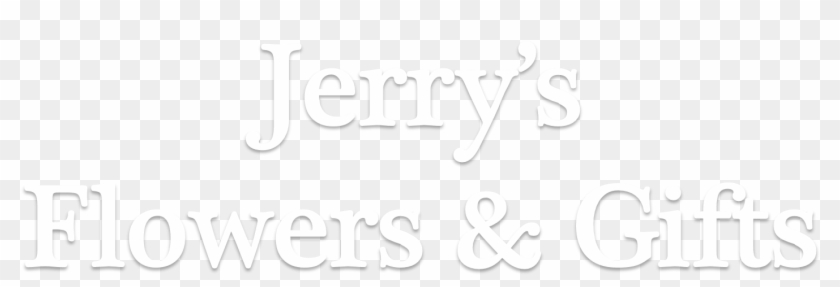 Jerry's Flowers & Gifts - Calligraphy Clipart #2656726