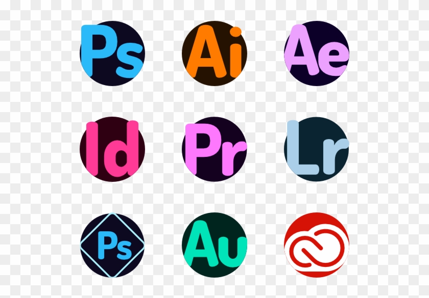 Adobe Logos - Adobe All Logo Png Clipart