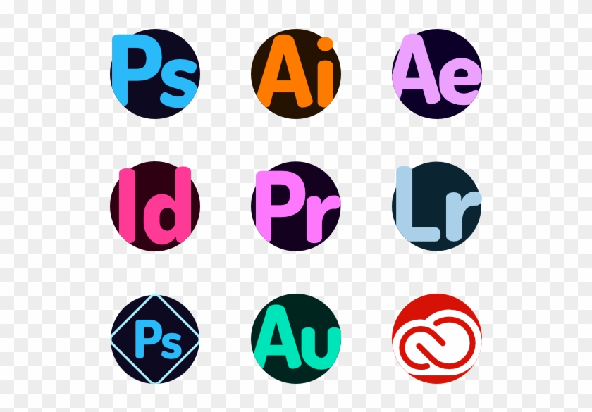 Adobe Logos - Adobe All Logo Png Clipart #2656826