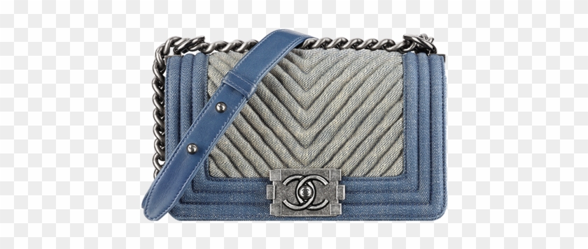 Chanel Boy Denim Chevron Clipart