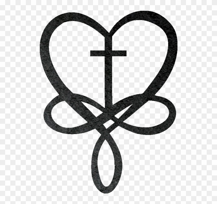 Heart Infinity Metal Wall Art - Infinity Symbol And Heart Clipart #2657195