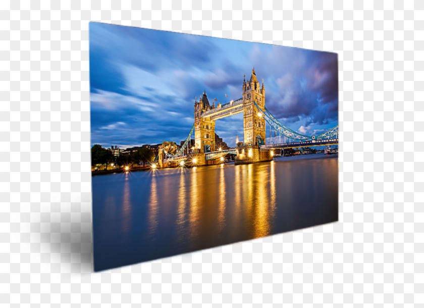 Tower Bridge Thames River London England Golden Wall - Suspension Bridge Clipart #2657197