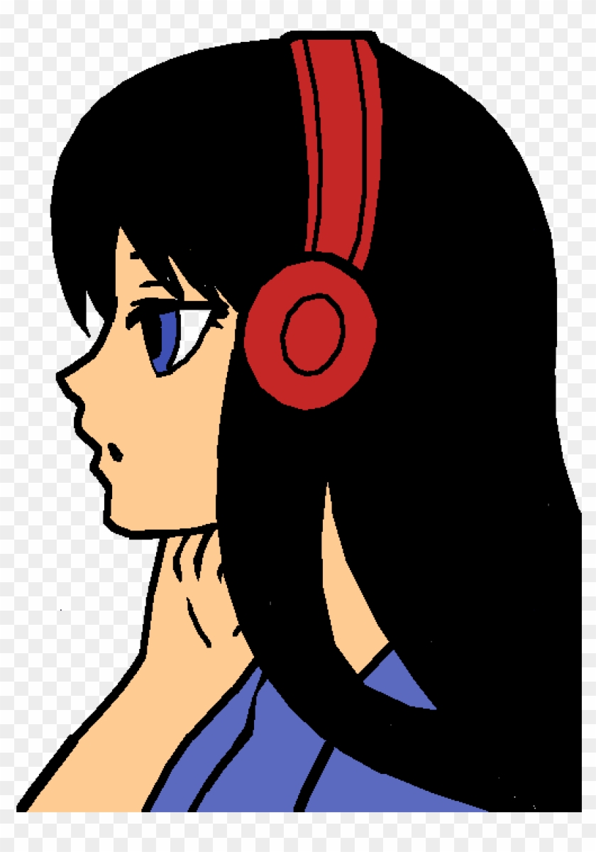 Time To Use Headphones - Anime Aphmau Clipart