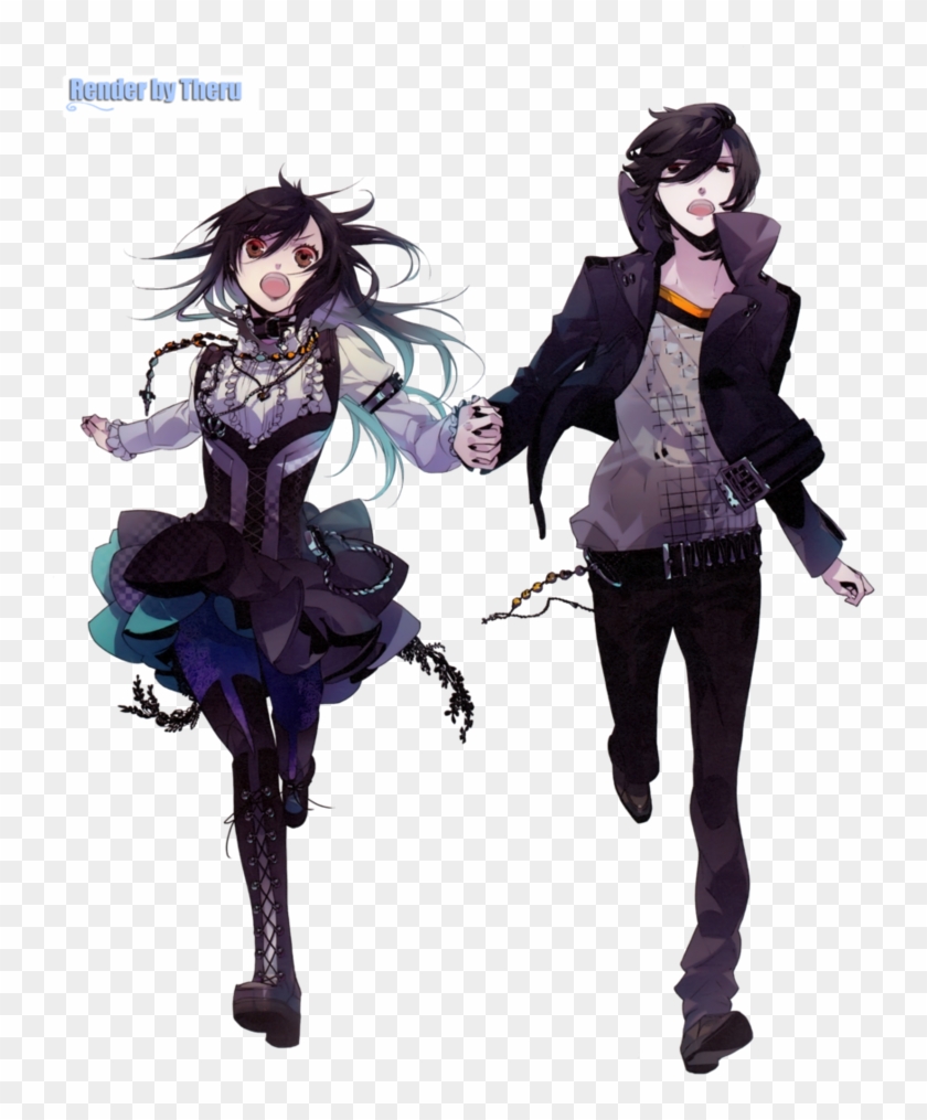 Couple Render By Theru Teru Bozu On - Raven Vampire Kisses Clipart #2657349