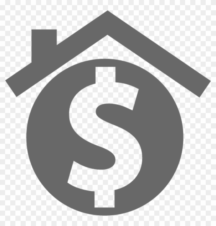 Short Sale And Foreclosure - Dollar Sign House Logo Clipart