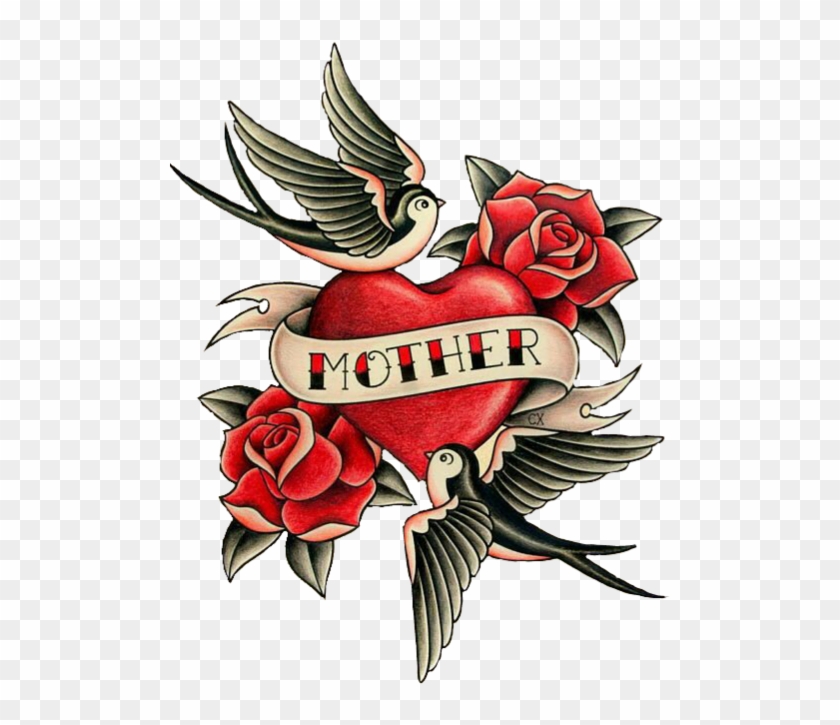 Png For Free Download On Mbtskoudsalg - Sailor Jerry Mom Heart Tattoo Clipart