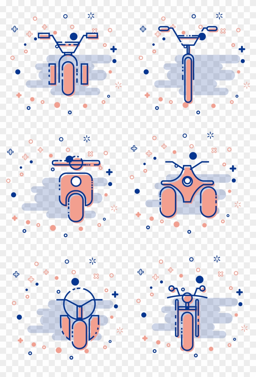 Elementos De Ícone Comercial Veículos Estilo Mbe Transporte Clipart #2657974