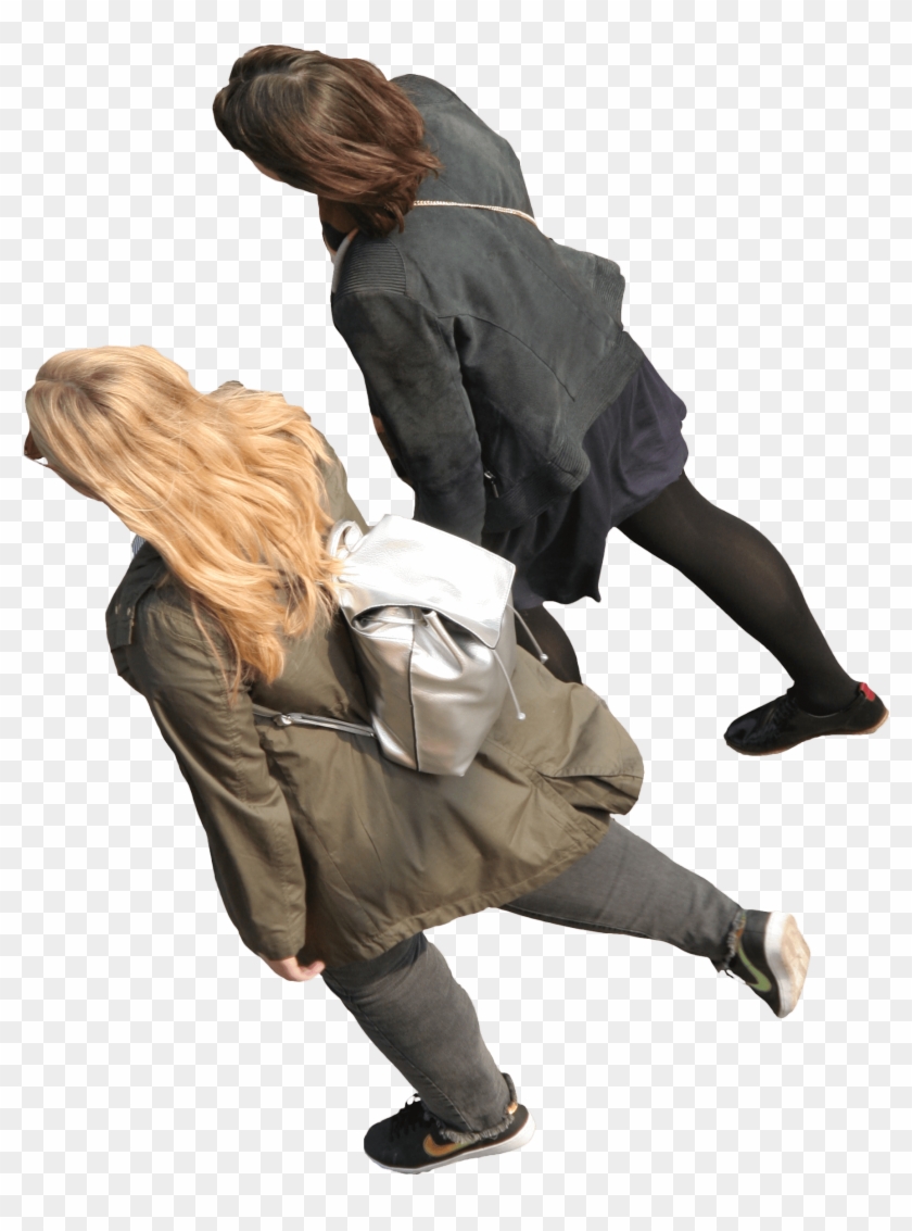 People Walking From Above Png Clipart #2657976