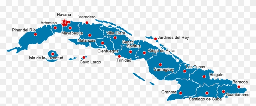 Discover Cuba - Cuba Silhouette Clipart