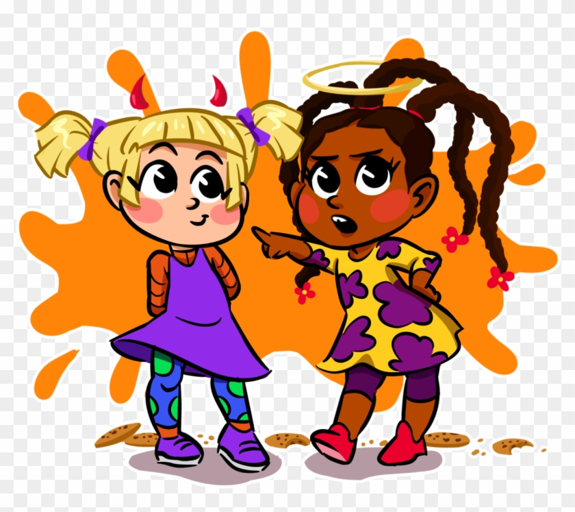 But What Could Be Bad About A Girl Named Angie 🍪🙇 - Algunos Niños Animado Clipart #2658495