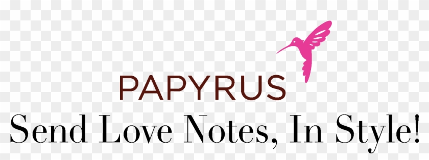 Papyrus Header V5 - Papyrus Hummingbird Clipart