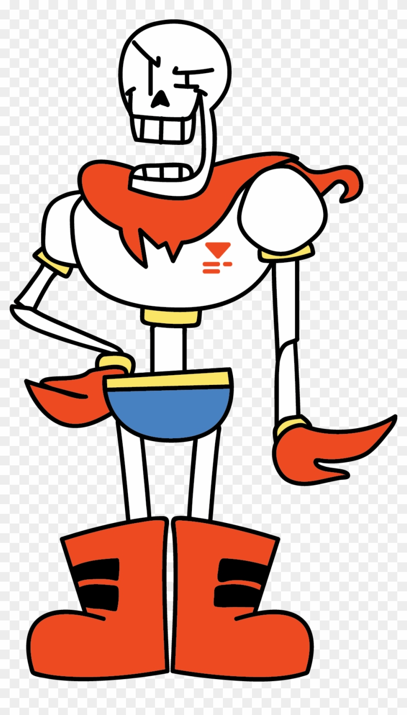 5 Kbyte, V - Papyrus From Undertale Clipart #2658822