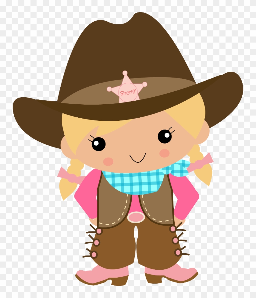 Cowboy E Cowgirl - Cow Girl Clip Art - Png Download #2658872