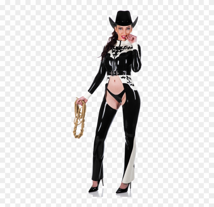 Dallas Cowgirl Catsuit - Costume Hat Clipart