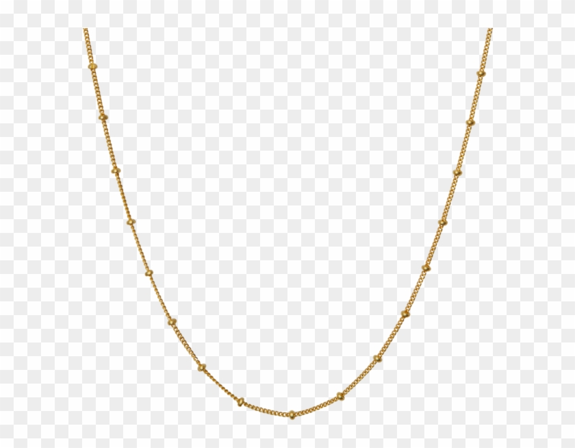 Ball Chain Gold - Maanesten Nala Halskæde Clipart