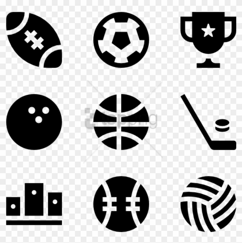 Free Png Sports 30 Icons - Sports Ball Icon Png Clipart