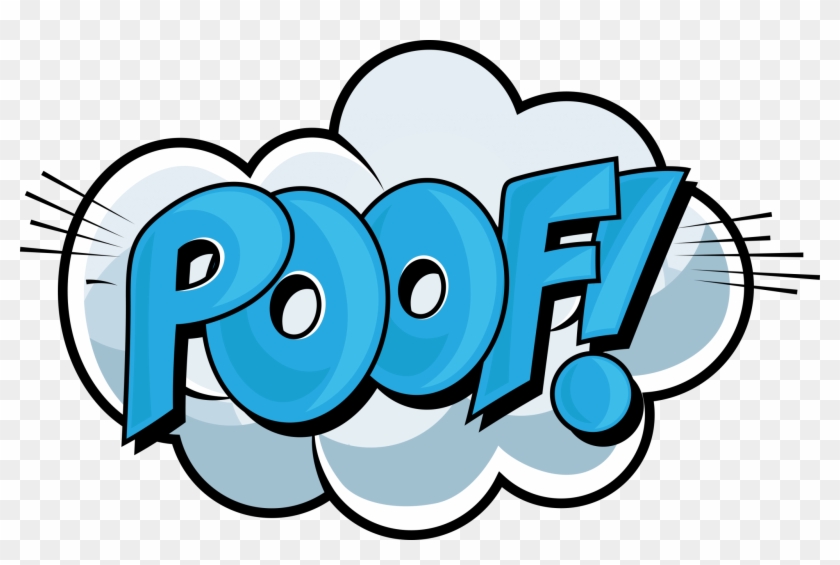 Poof-2 - Cartoon Cloud Vector Clipart #2659391
