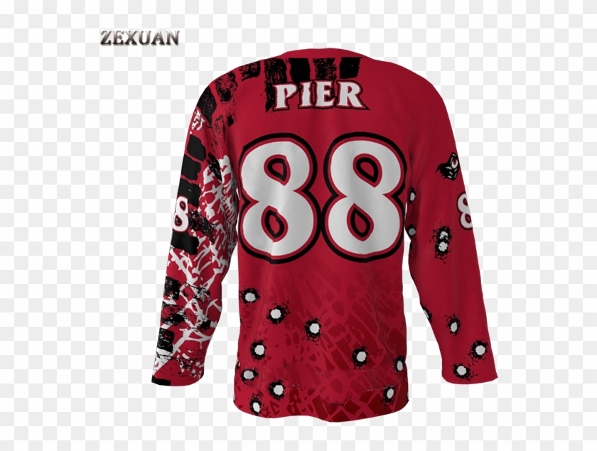 China Washington Capitals Jersey, China Washington - Long-sleeved T-shirt Clipart