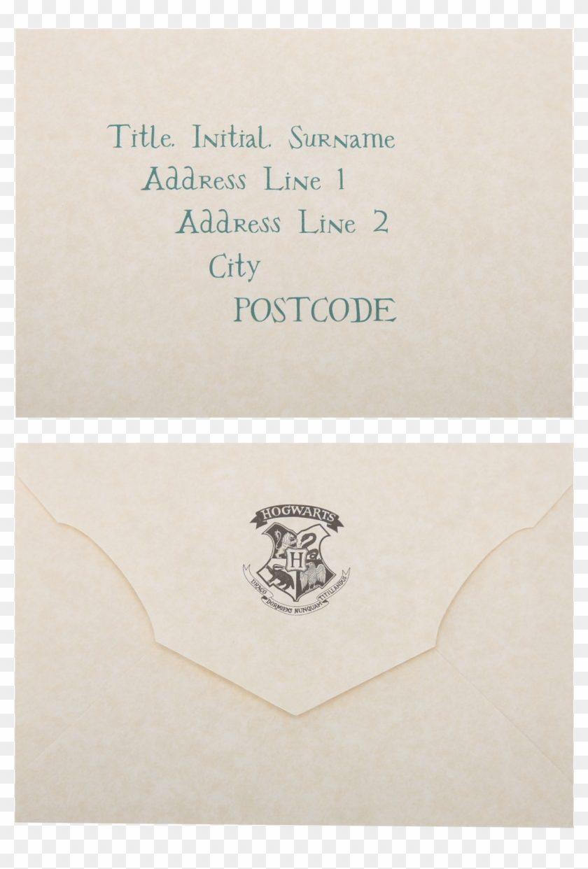 Hogwarts Envelope Png - Envelope Clipart #2660174