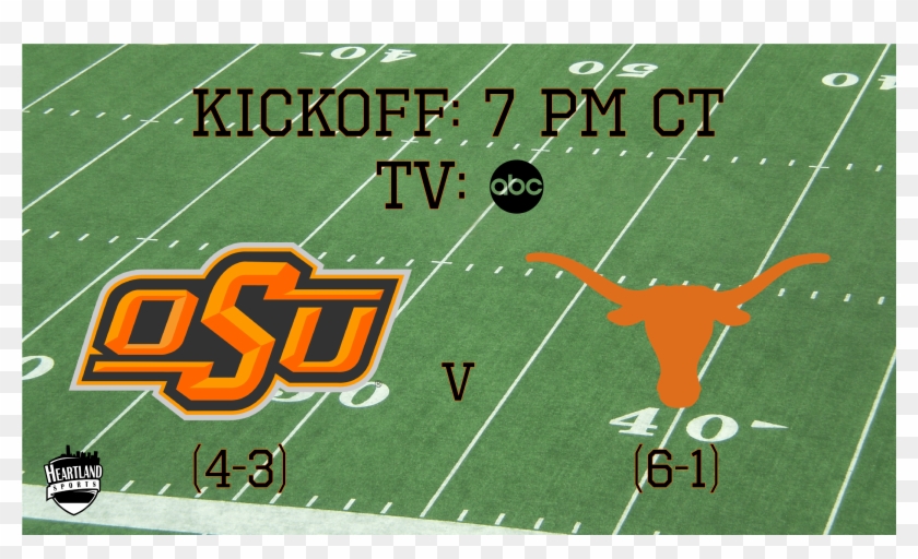 Oklahoma State Cowboys - American Football Football Field Background Clipart