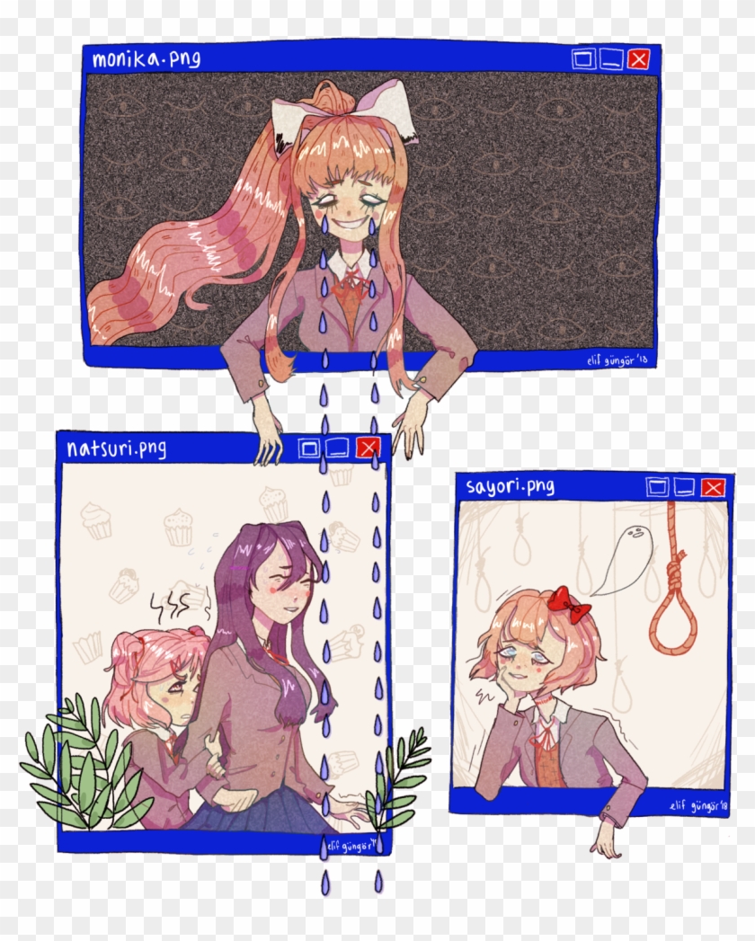 Walu1gi - - Doki Doki Literature Club Sayori Icon Clipart