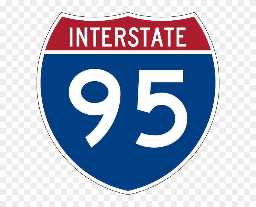 File - I-95 - Svg - From Waze - Interstate 95 Logo Clipart #2660938