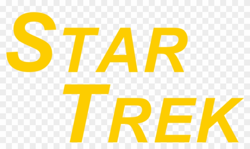 Star Trek Text Logo - Tan Clipart #2660972