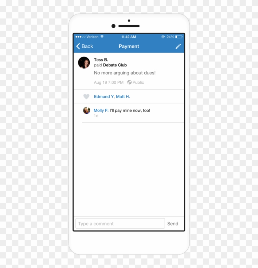 Image Result For Venmo Send - Mobile Phone Clipart