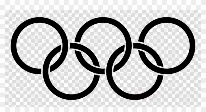 Olympic Rings Clipart At Getdrawings - Black And White Glasses Clipart - Png Download #2661464