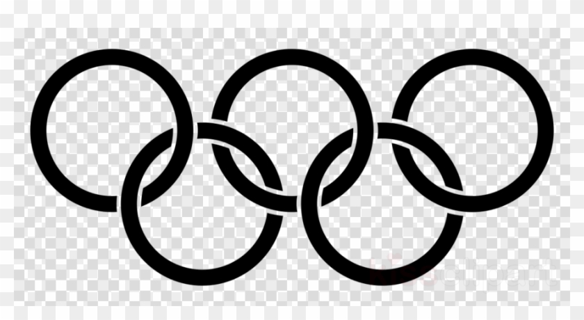 Olympic Rings Clipart At Getdrawings - Black And White Glasses Clipart - Png Download