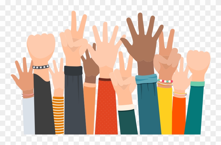 Join The Liberation - Hands Up Png Clipart #2661910