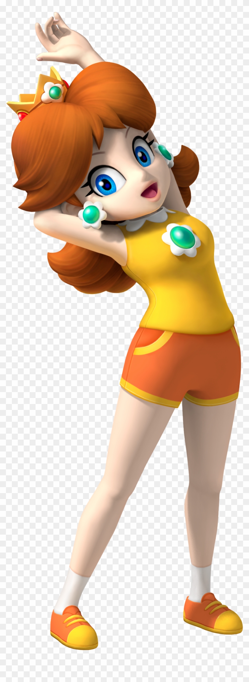 A Thorough Analysis On The Different Entities Of Daisy - Princess Daisy In Shorts Clipart