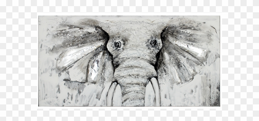 Elephant Head Painting - African Elephant Clipart