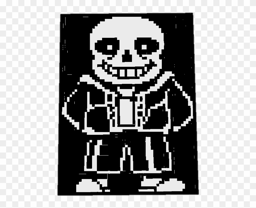 Undertale Sprite / Pixel Art Sans - Sans Battle Pixel Art Clipart