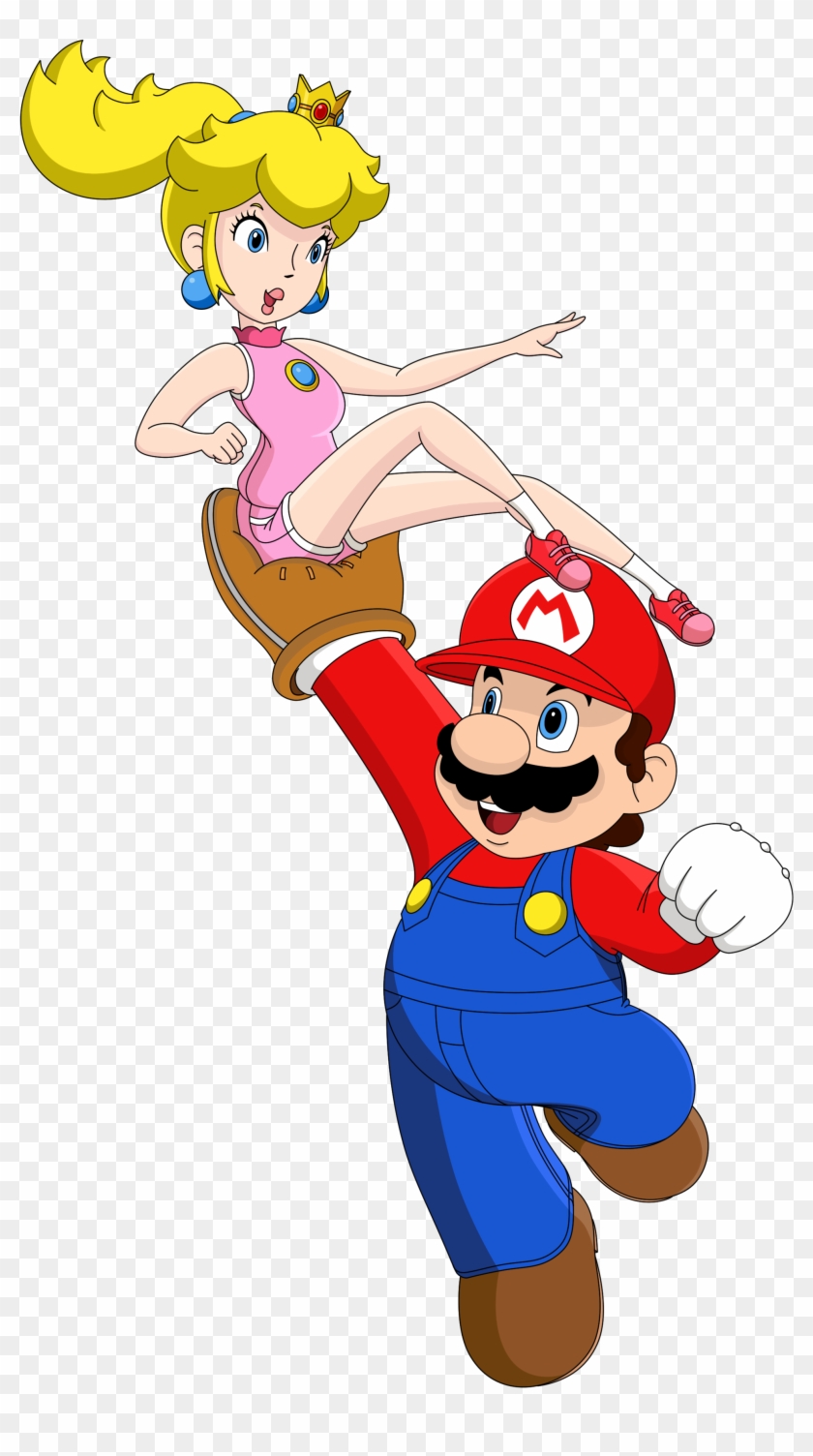 Banner Free Mario Glove Free On Dumielauxepices Net - Mario And Peach Sports Clipart #2662339