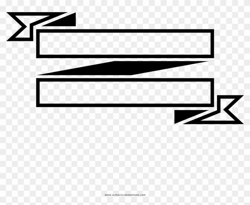 Ribbon Banner Coloring Page Ultra Coloring Pages - Colouring Pages For Ribbons Clipart