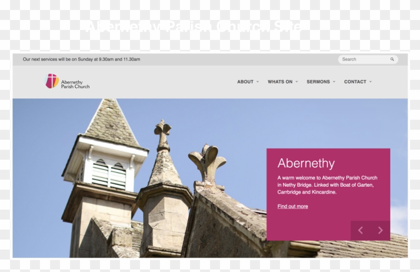 Parish Of Abernethy Linked With The Parish Of Boat - Website Clipart