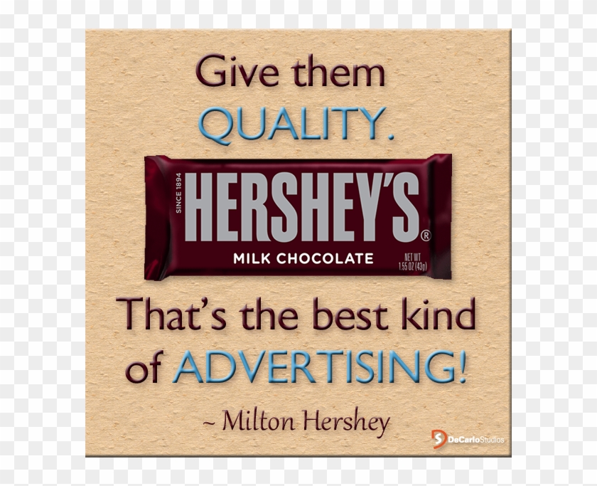 Old Hershey's Chocolate Sign - Quotes For Milton Hershey Clipart