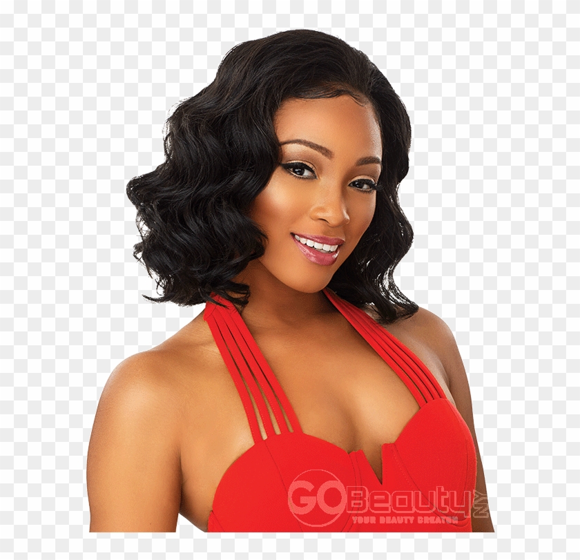 Sensationnel Instant Weave Half Transparent Background - Sensationnel Instant Weave Synthetic Half Wig Trina Clipart